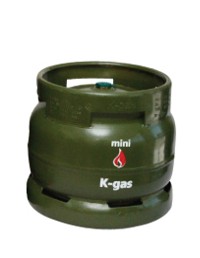 K gas 6kg gas & cylinder